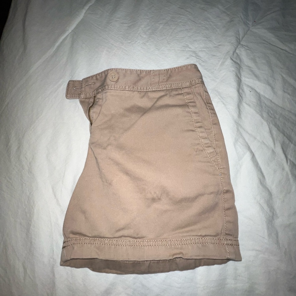 Loft petite khaki shorts